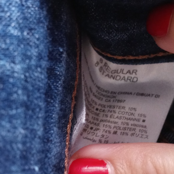 Women's Old Navy Super skinny mid rise basic blue size 8 - Picture 3 of 7
